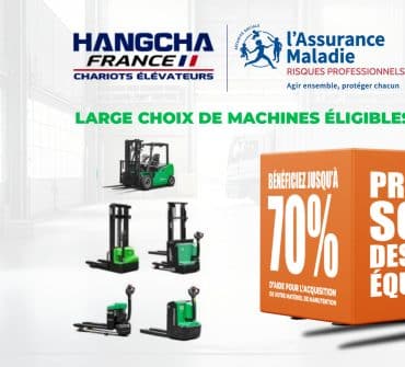 Aides financières -70% sur matériel de manutention