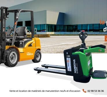 Chariot Hangcha XE & transpalette électrique Hangcha CBD