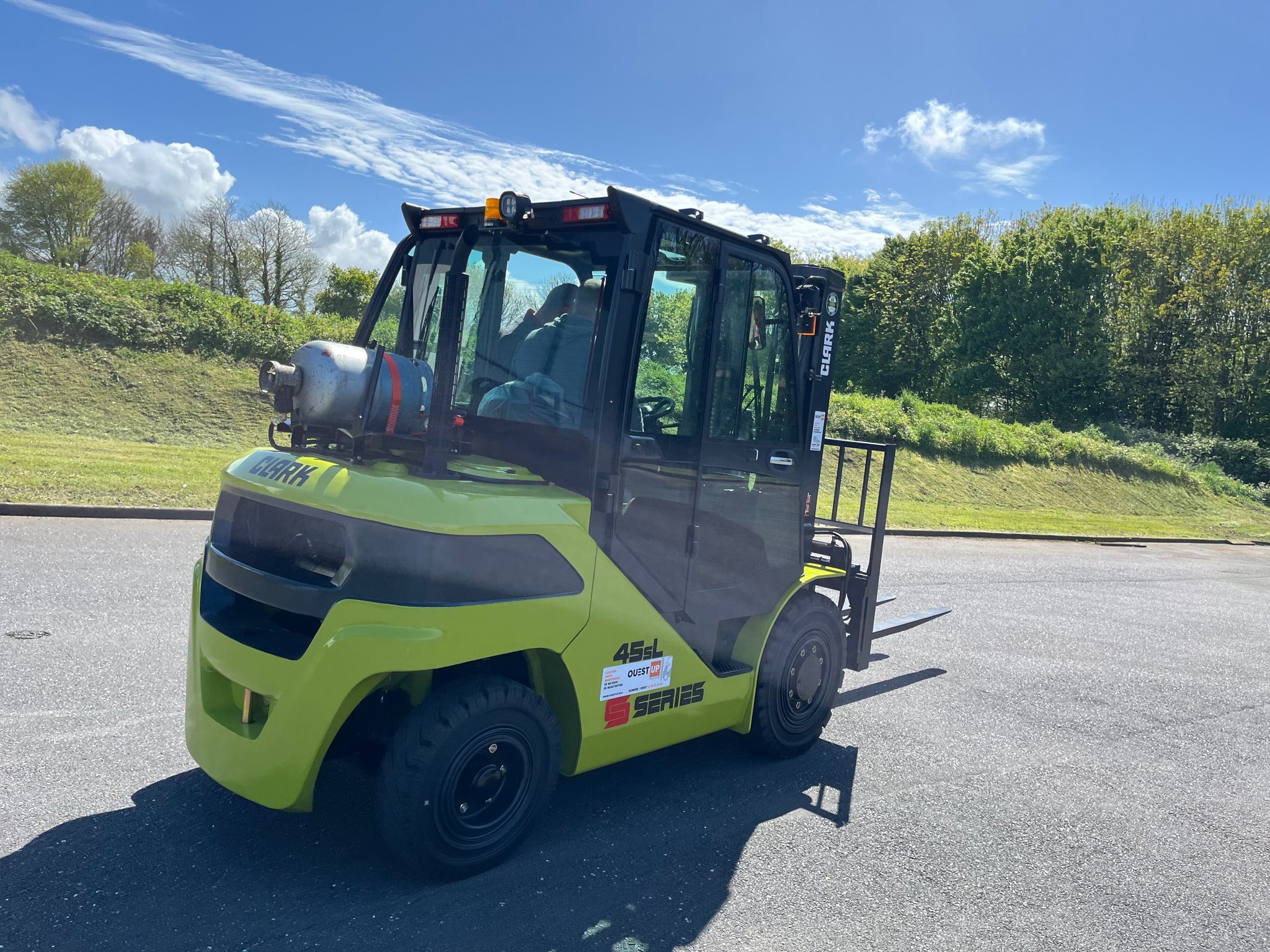 CLARK S45SL Ouest Up Chariot élévateur CLARK S45SL vert