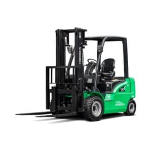 Chariot élévateur Hangcha avec batterie en lithium-ion 4 roues