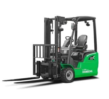 Chariot élévateur Hangcha XC3 vert batterie lithium-ion