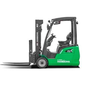 Chariot élévateur Hangcha XC3 vert batterie lithium-ion