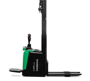 gerbeur HANGCHA CDD12 XT1S-SI levée initiale avec plateforme rabatable (conducteur porté)